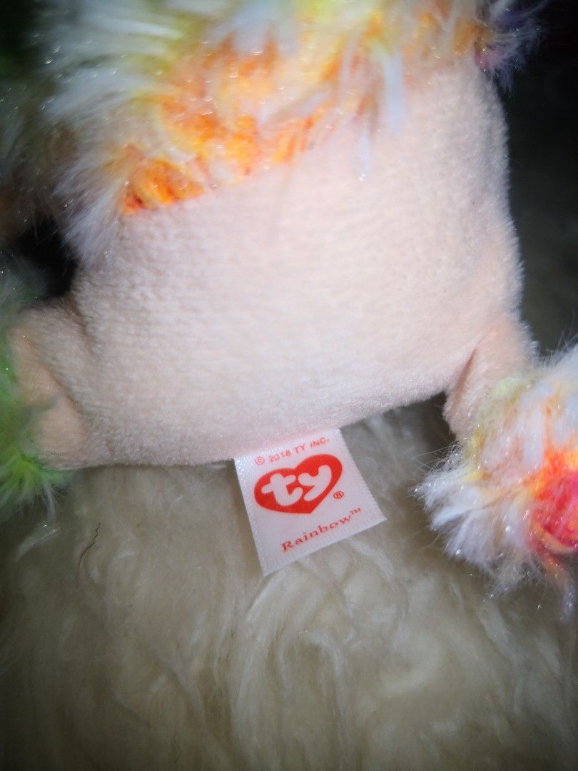 Beanie boo rainbow outlet poodle birthday