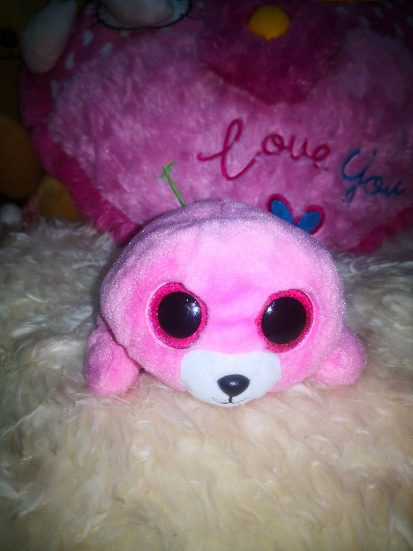 Pink seal clearance beanie boo