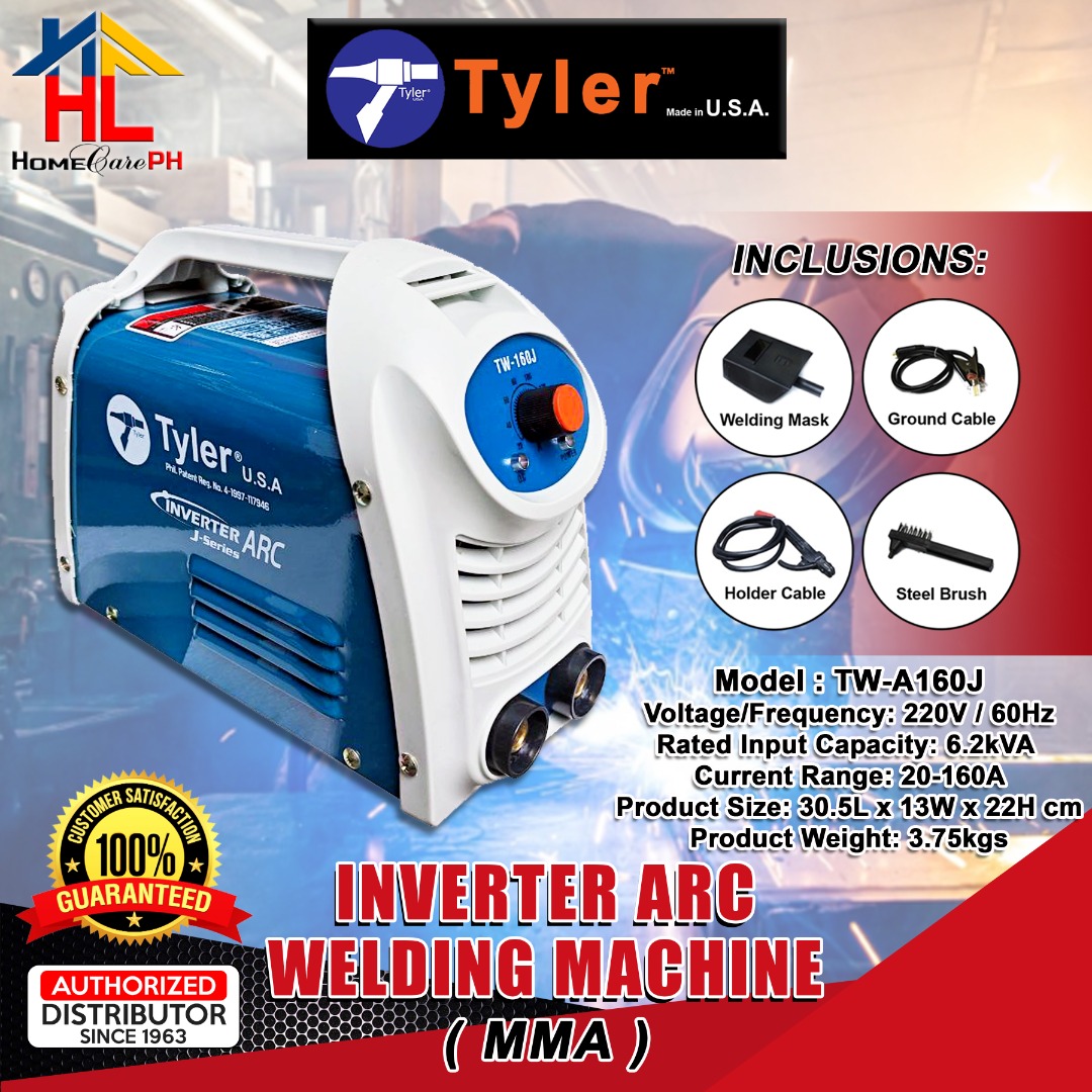 Tyler TW-A160J Inverter ARC Welding Machine MMA 160A, Commercial ...