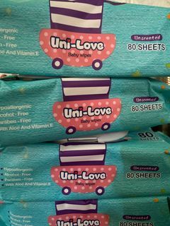 Unilove baby wipes unscented