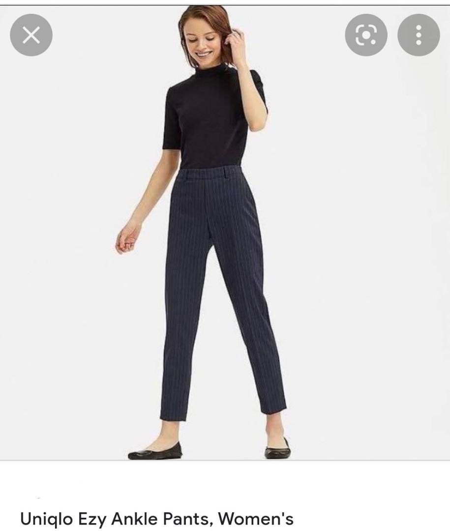 Pinstripe 2025 ankle pants