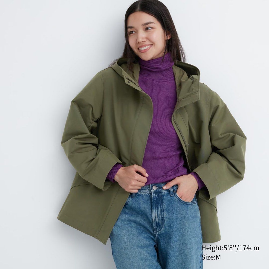 uniqlo utility parka, Women's Fashion, Coats, Jackets and Outerwear on