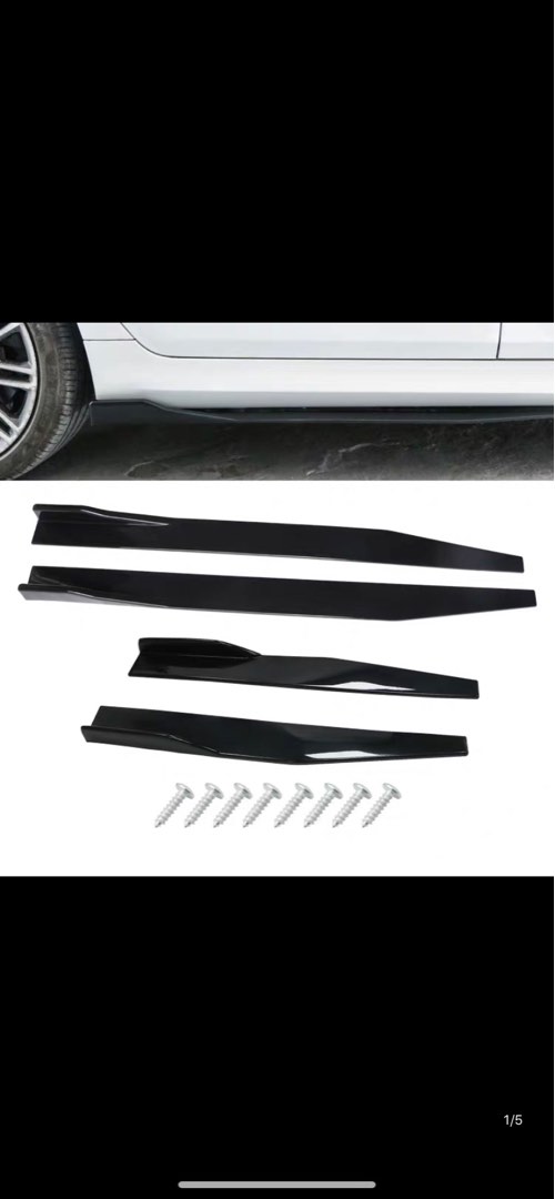 Universal Short Side Skirt, Car Accessories, Accessories on Carousell