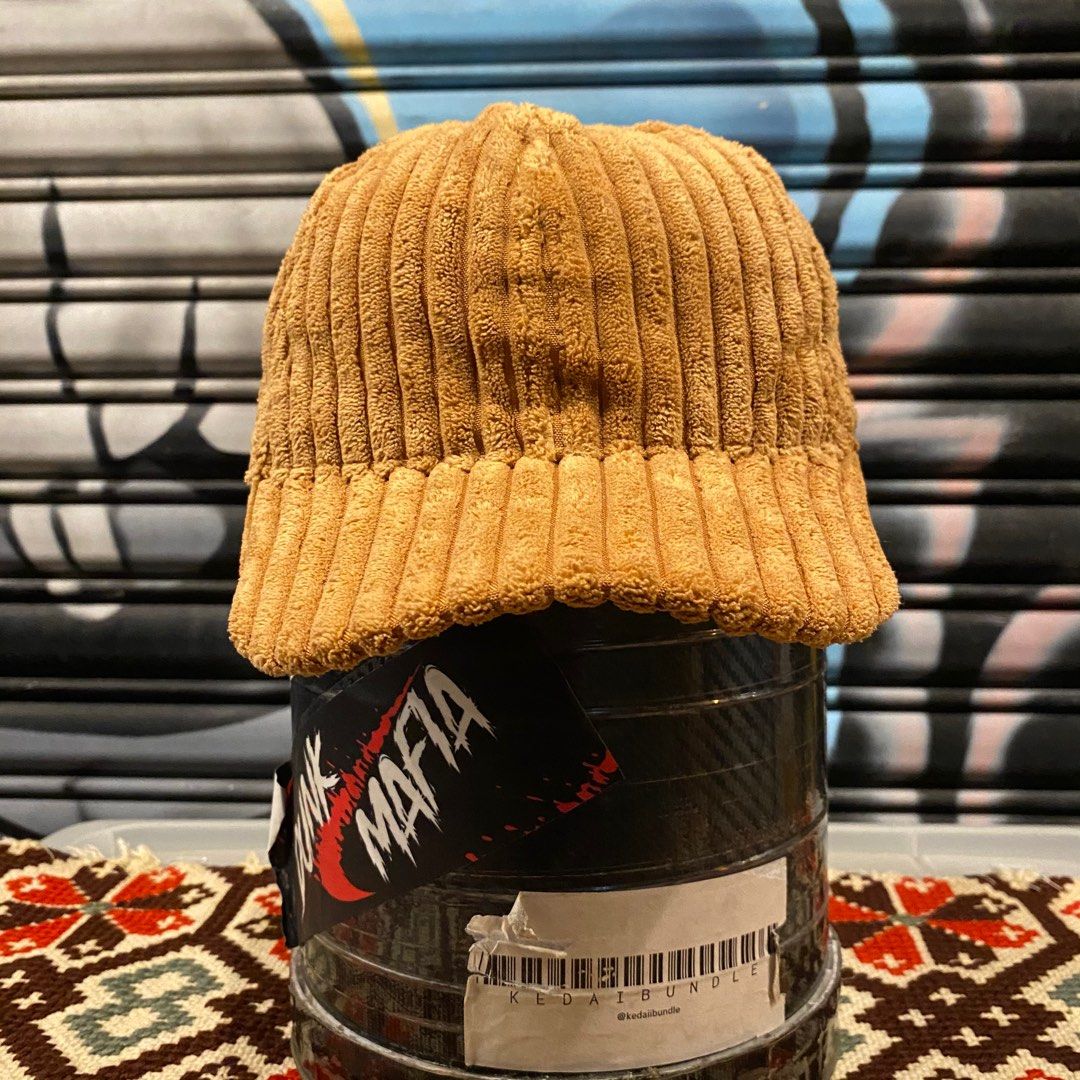 Rope corduroy camp cap top
