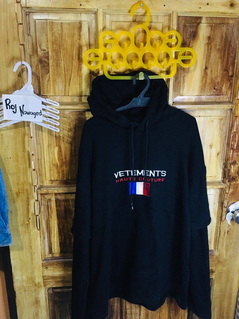 Vetements pullover hoodie Men s Fashion Coats Jackets and