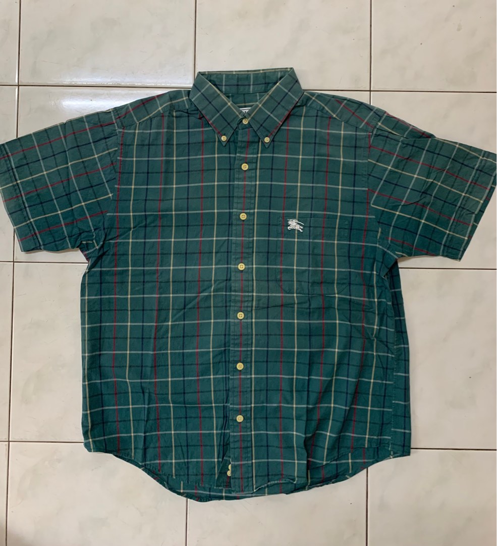 Burberry vintage shirt green outlet