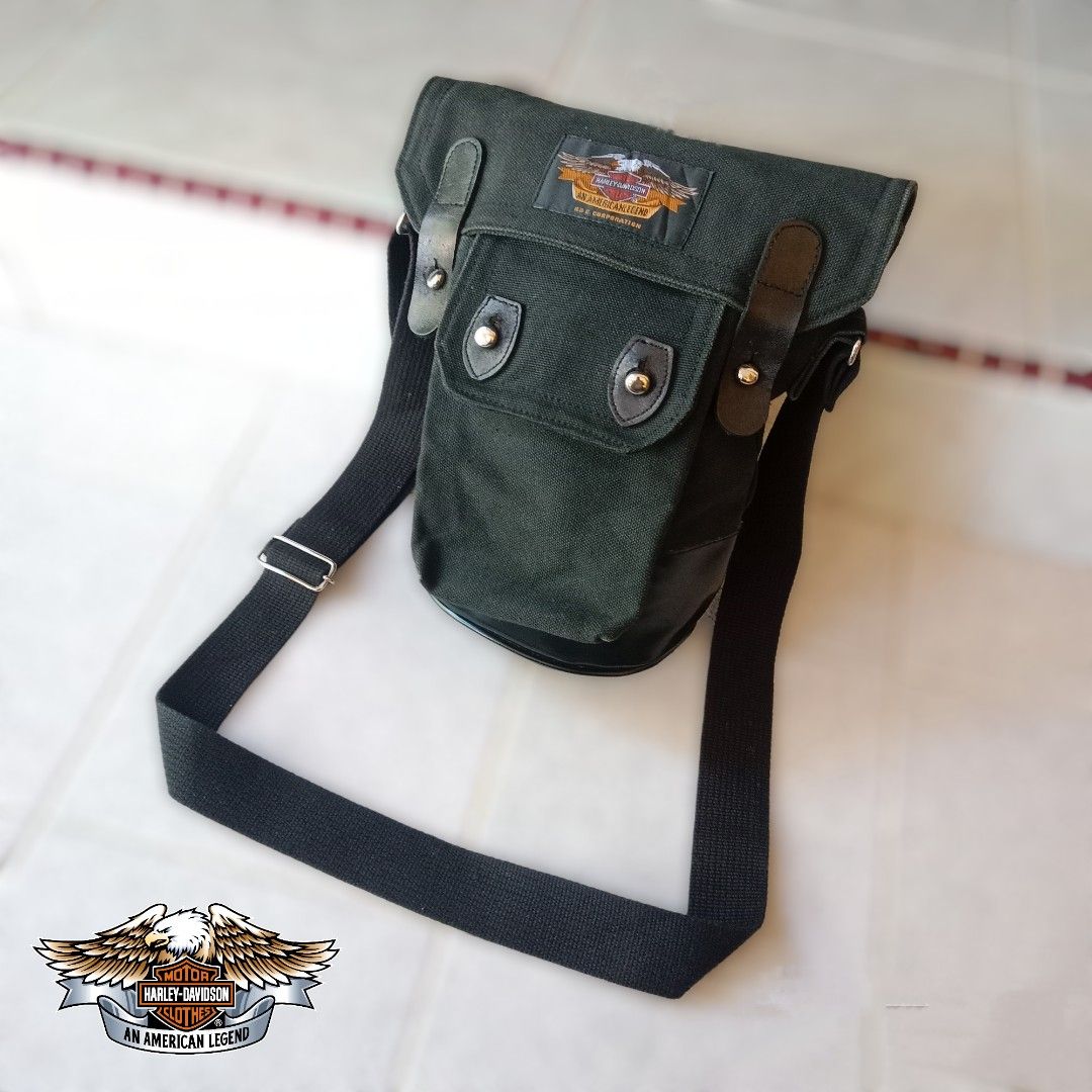 Harley davidson leather sling bag clearance