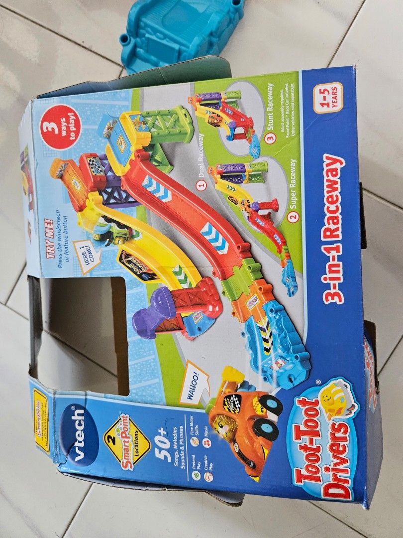 Vtech 3 in 1 raceway hobbies toys toys games on carousell