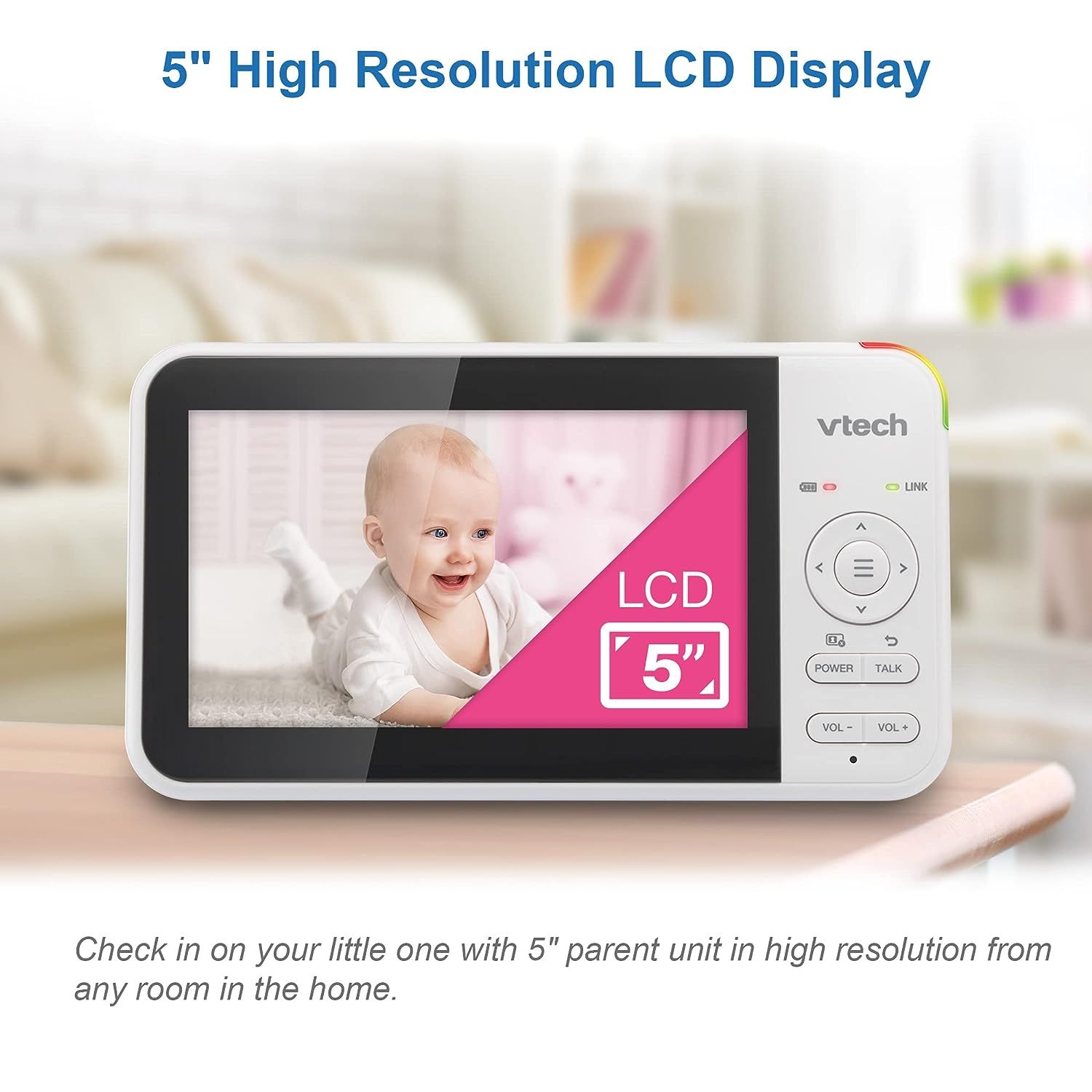 VTech VM924 Remote Pan Tilt Zoom Video Baby Monitor 5