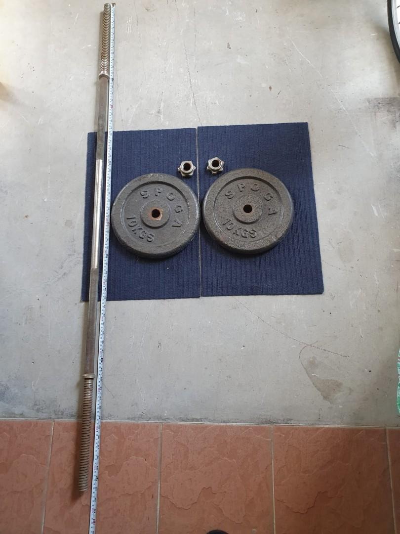 Gym iron plates best sale olx