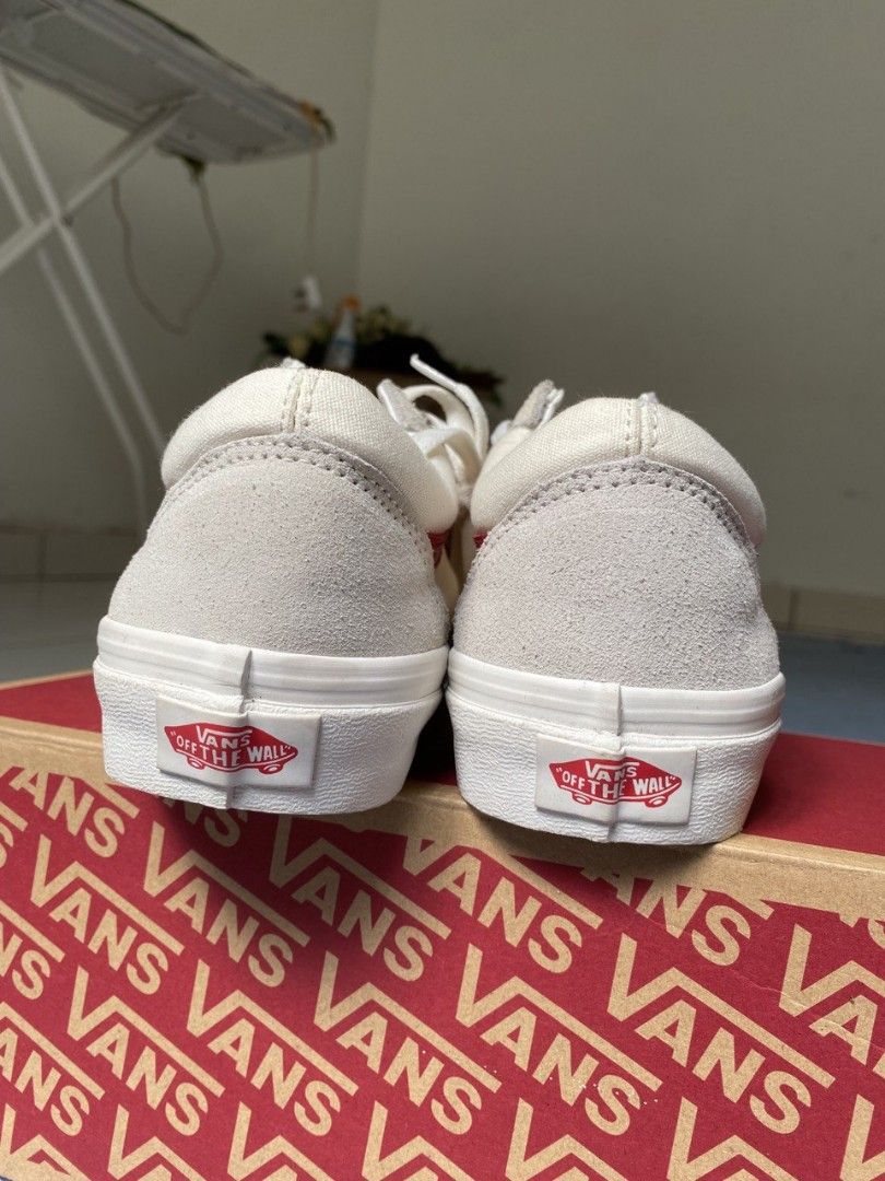 White Vans Style 36 Men s Fashion Footwear Sneakers on Carousell