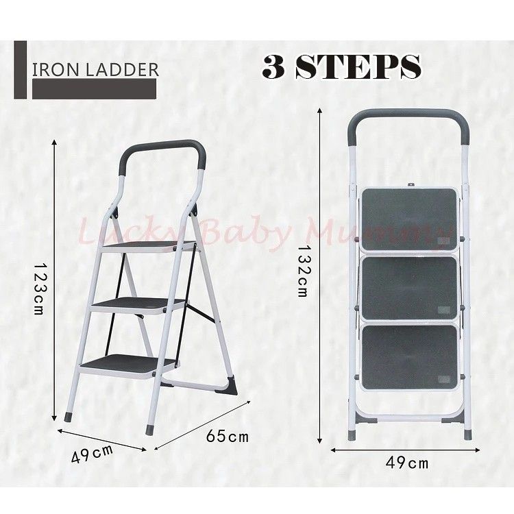 WIDEN STEPS Foldable Ladder CLEARANCE STOCK, Furniture & Home Living