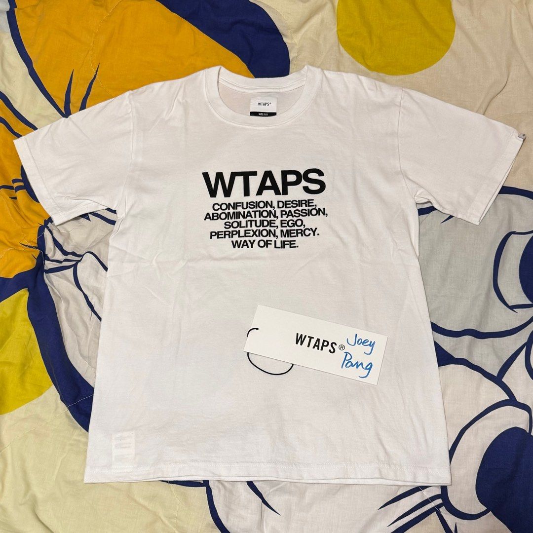 WTAPS INGREDIENTS / SS / Screen Tee / White Size 1 [ 221PCDT-ST02S