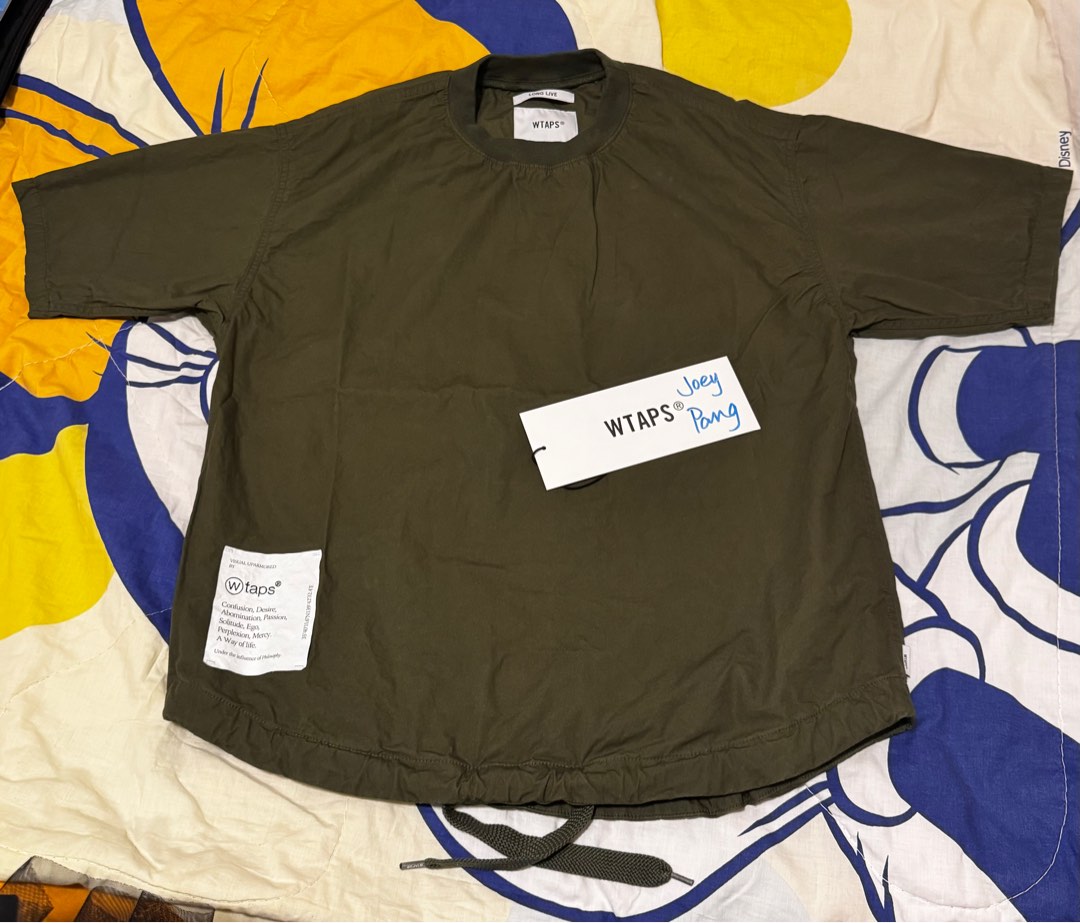 WTAPS SMOCK / SS / COTTON. WEATHER / Olive Drab Size 1 [ 231TQDT