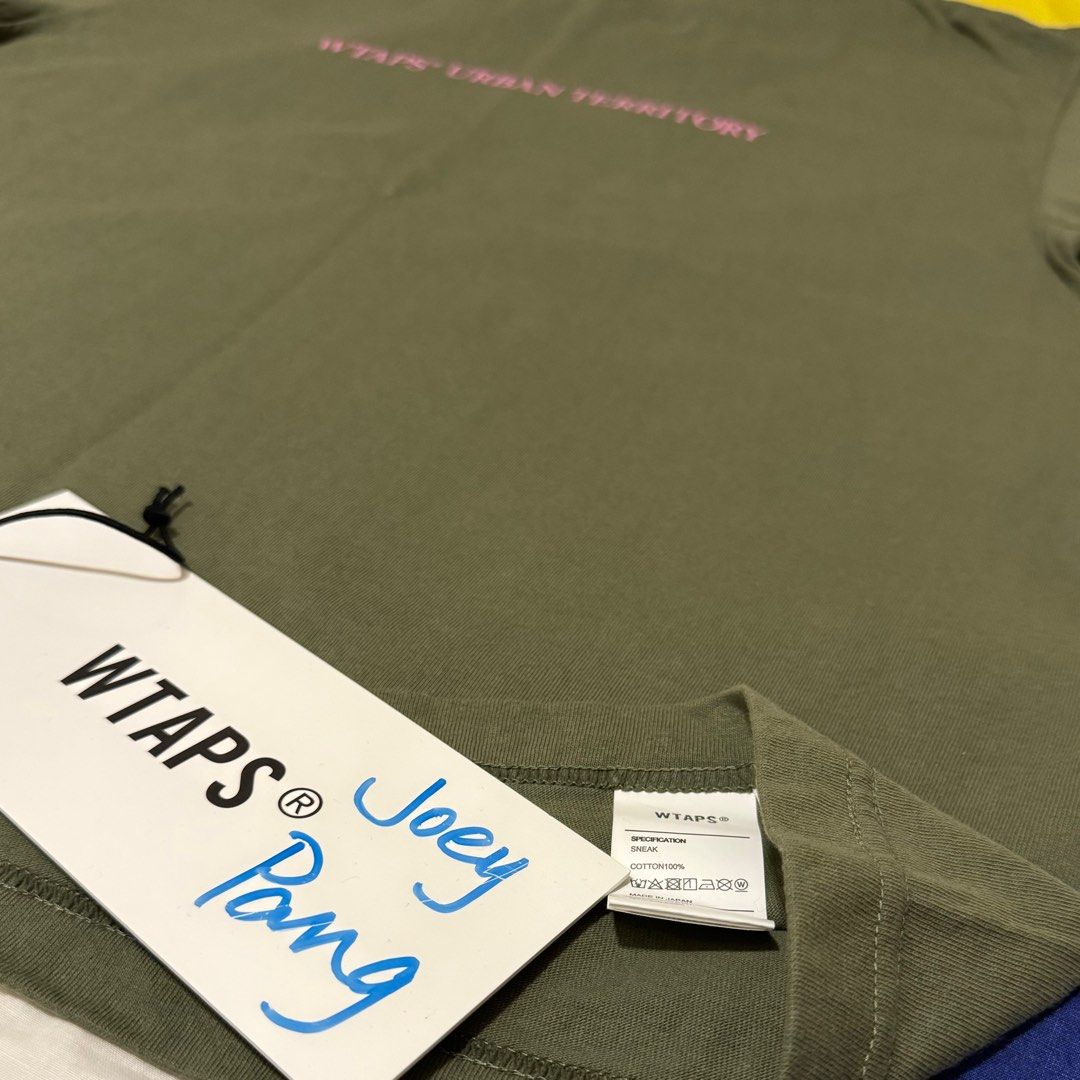 WTAPS WUT / SS / COTTON / Olive Size 1 [ 231ATDT-STM03S ], 男裝