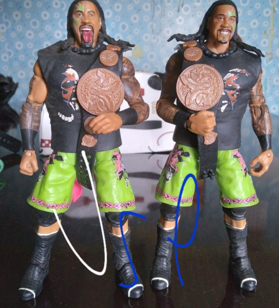 WWE USO TAG TEAM, Hobbies & Toys, Toys & Games on Carousell