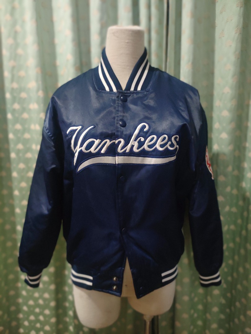 Vintage MLB New York Yankees Authentic Majestic Bomber Jacket Large RN#  53157