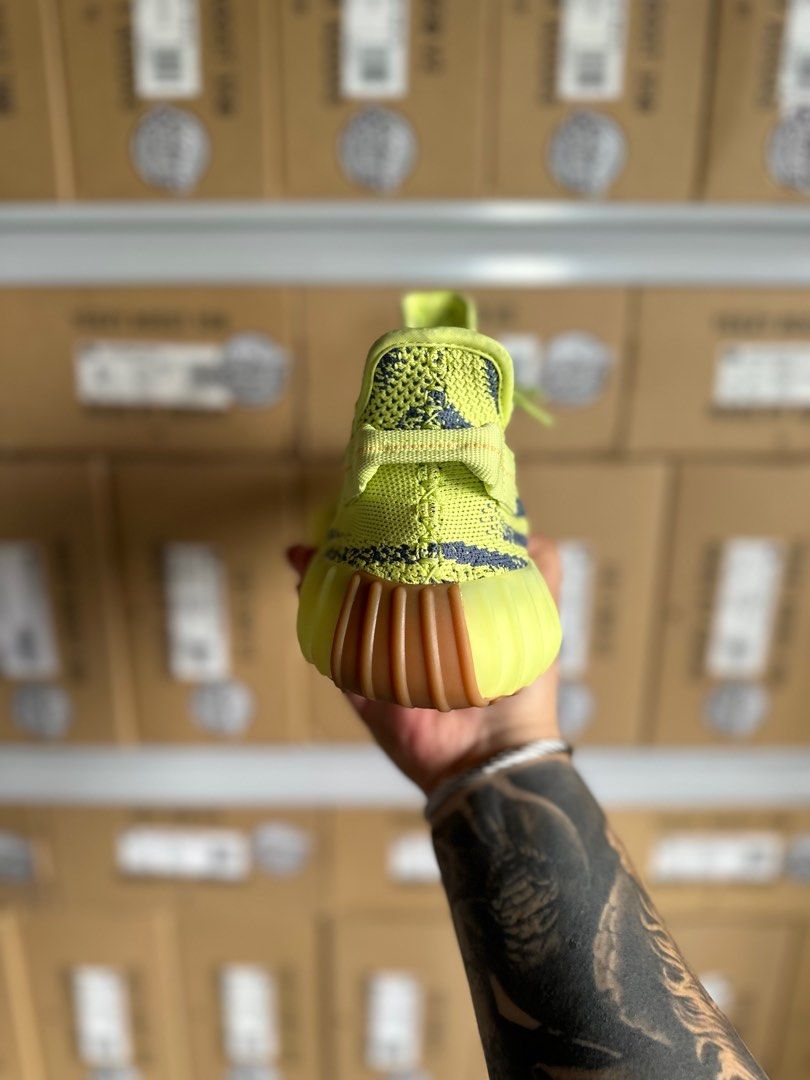 Yeezy frozen yellow fake hot sale
