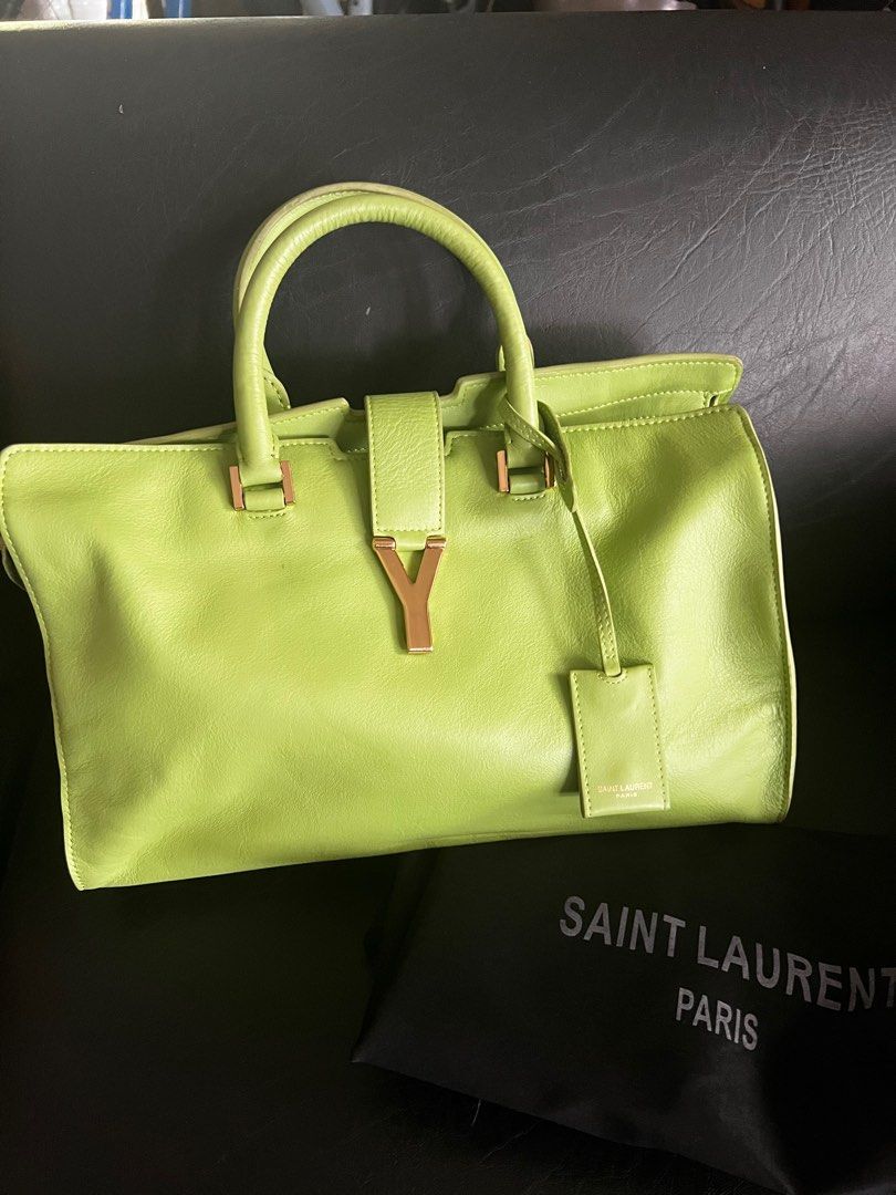 Lime green sales ysl bag