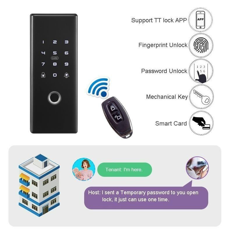 YUE GATE PRO DIGITAL LOCK [For HDB gate] with installtion & 1 yr ...