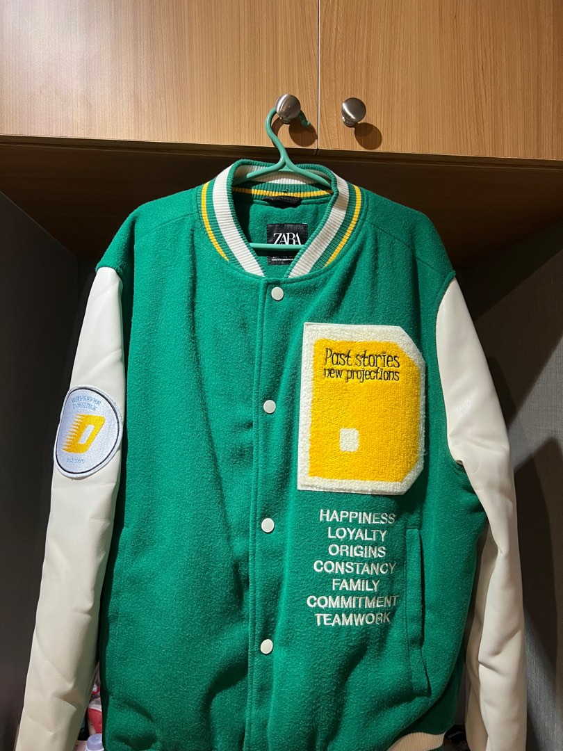 Zara Varsity Jacket, Men's Fashion, Coats, Jackets and Outerwear on