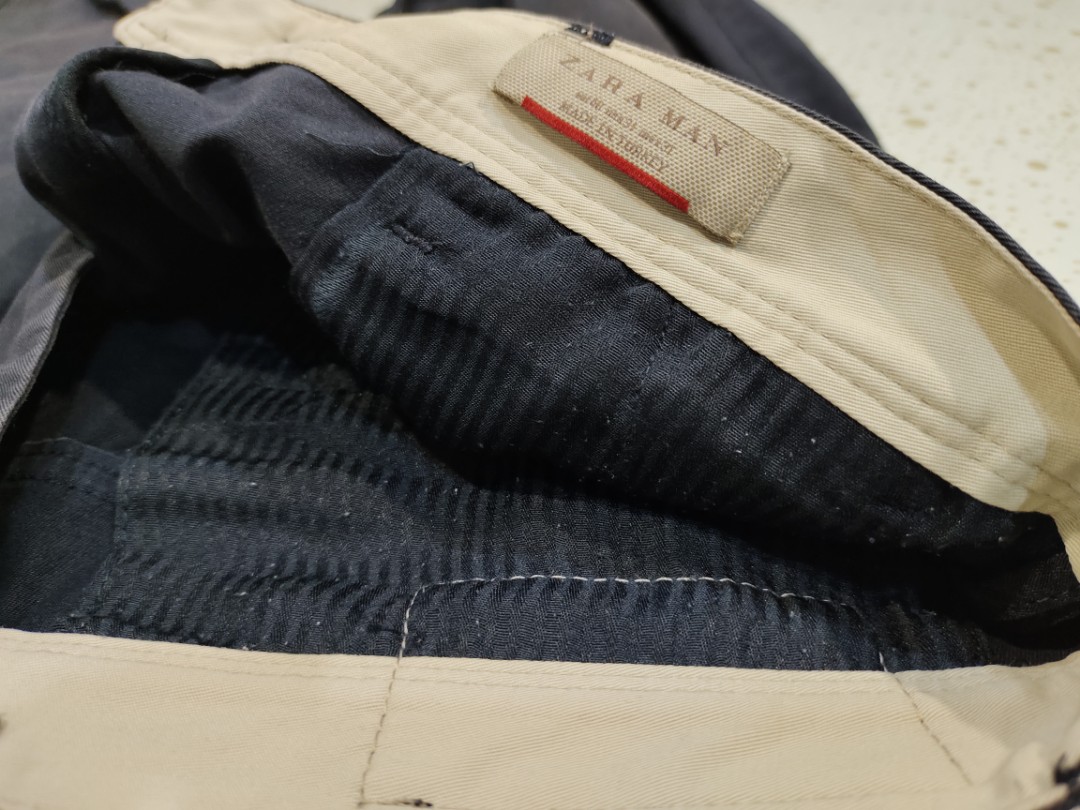 Zaramen pants, Men's Fashion, Bottoms, Chinos on Carousell