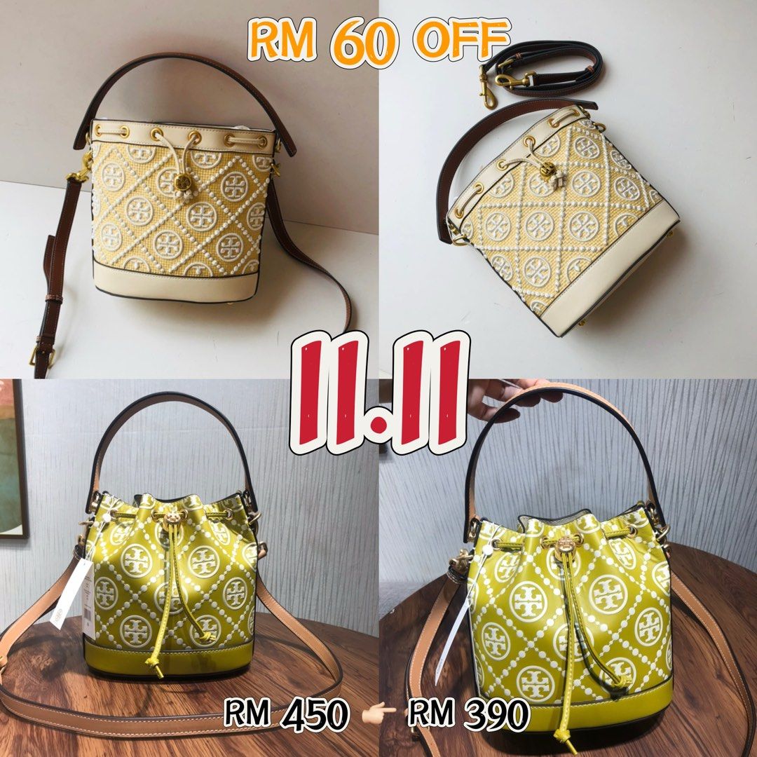 Tory Burch Fleming Soft Mini Bucket Bag (New), Luxury, Bags & Wallets on  Carousell