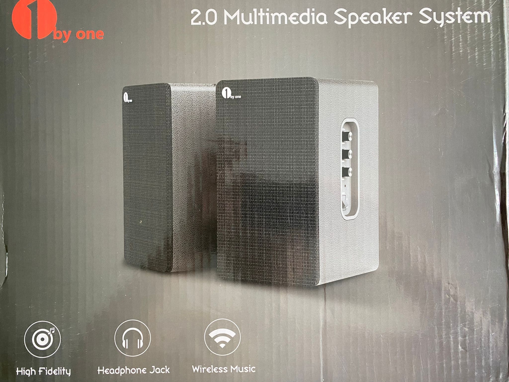 1 by one 2.0 multimedia sale speaker system