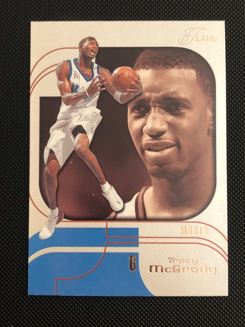 2002 Tracy McGrady Fleer Flair (Category: Raw Singles) located in Quezon City. Submitted by cardripbrosph (Listing ID 1263196111, Image 1). Description: Card will be delivered in a sleeve and toploader with additional freebies!.