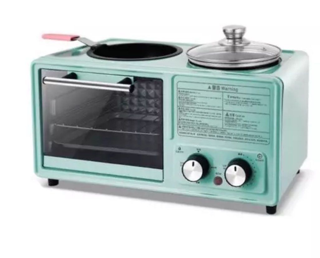 4 in 1 mini breakfast machine oven toaster steamer pan (Category: Cookers) located in Bulacan. Submitted by fancyschmancynezz (Listing ID 1263269722, Image 1). Description: Original price: 1800 4 in 1 multi-functional breakfast maker. Also perfect for midnight snack oven/frying pan/steamer/cooking pot all in one Available in 5L Toast bread - 1 minute Fry eggs - 3 minutes Instant noodles - 6 minutes Steam buns/ dimsum - 10+ minutes Key to a nutrit