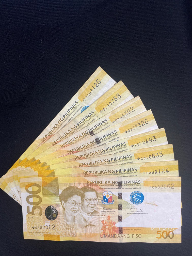 500-pesos-start-replacement-banknote-x8pcs-gvf-vf-hobbies-toys