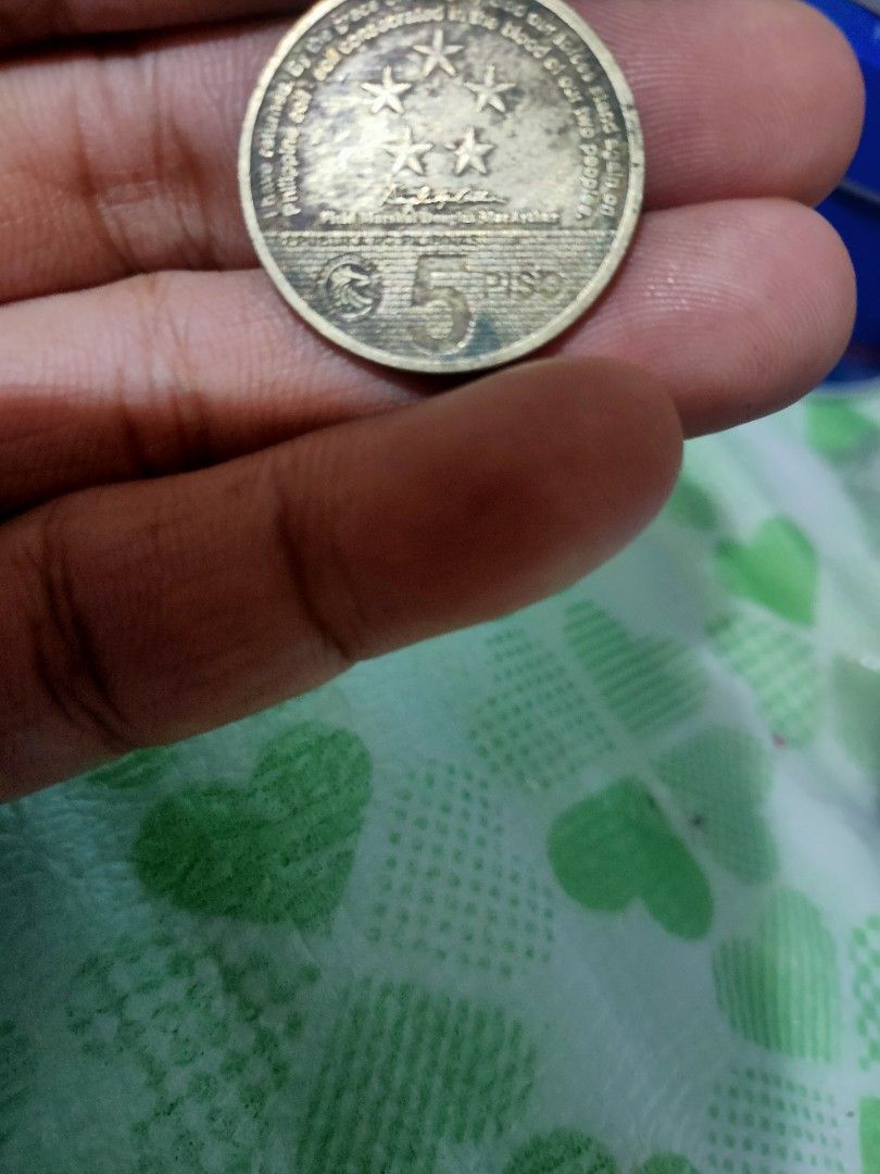 5 peso leyte gulf landing (Category: Currency) located in Rizal. Submitted by jhonash (Listing ID 1263193844, Image 2). Description: 70th leyte gulf landing 5 piso coin.