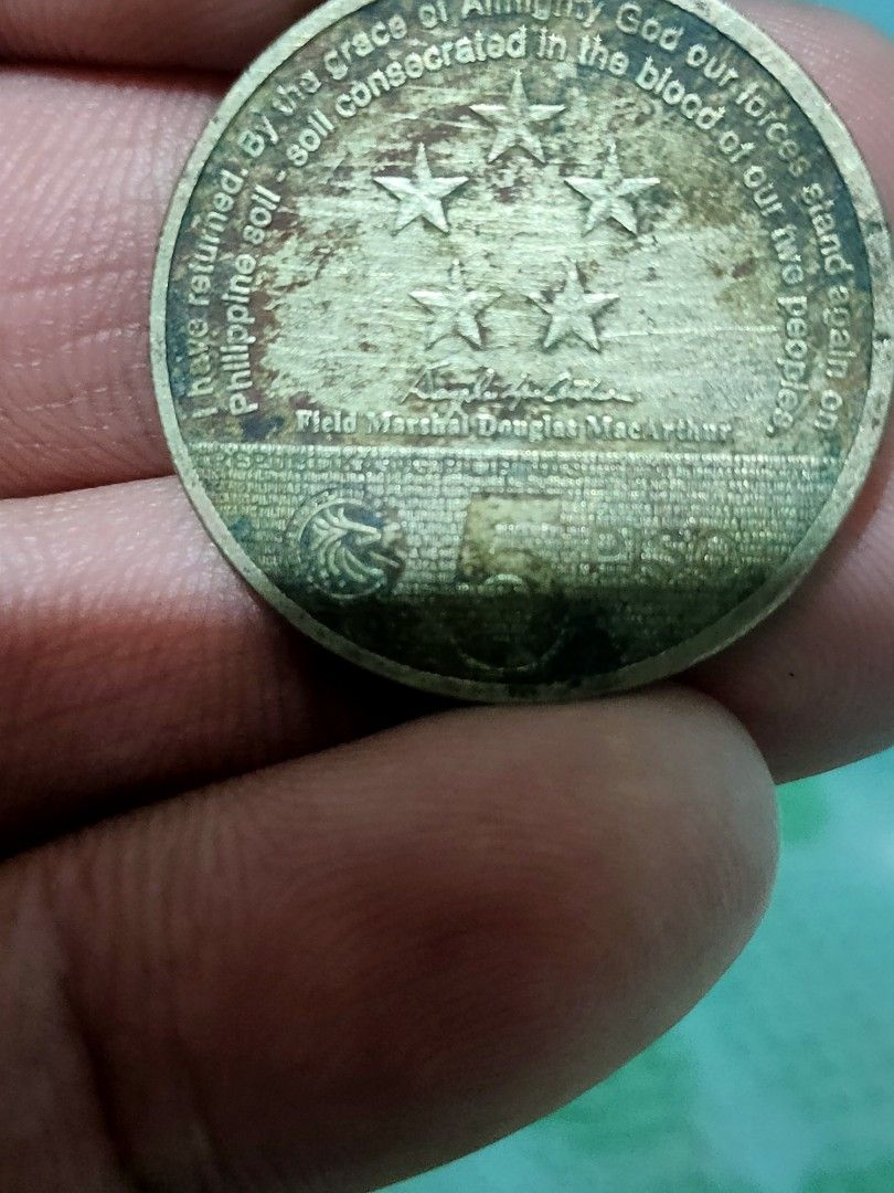 5 peso leyte gulf landing (Category: Currency) located in Rizal. Submitted by jhonash (Listing ID 1263193844, Image 3). Description: 70th leyte gulf landing 5 piso coin.