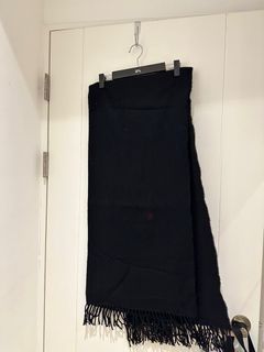 🇰🇷素色 黑色圍巾