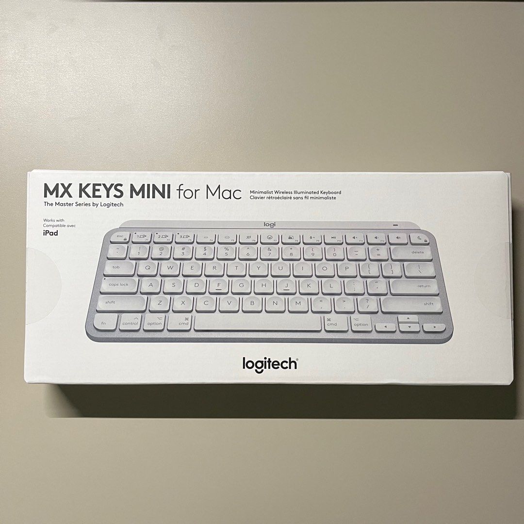 全新未拆MAC專用版羅技MX Keys mini 請下滑看說明, 電腦及科技產品