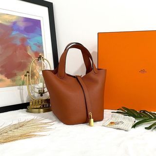 Hermes BNIB Picotin In The Loop 18, Luxury, Bags & Wallets on Carousell