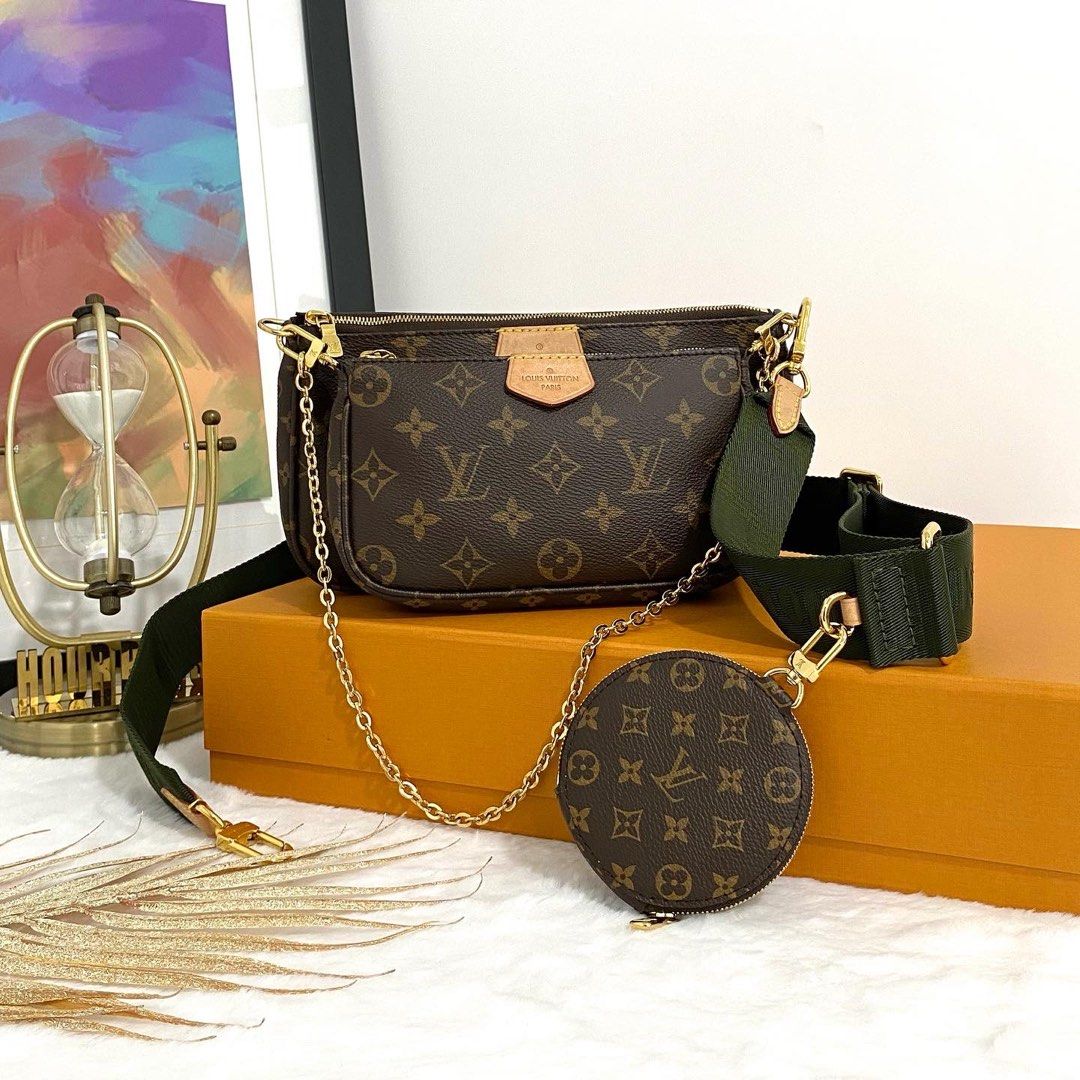 Louis Vuitton 3 in 1 Pink strap Sling bag, Luxury, Bags & Wallets on  Carousell