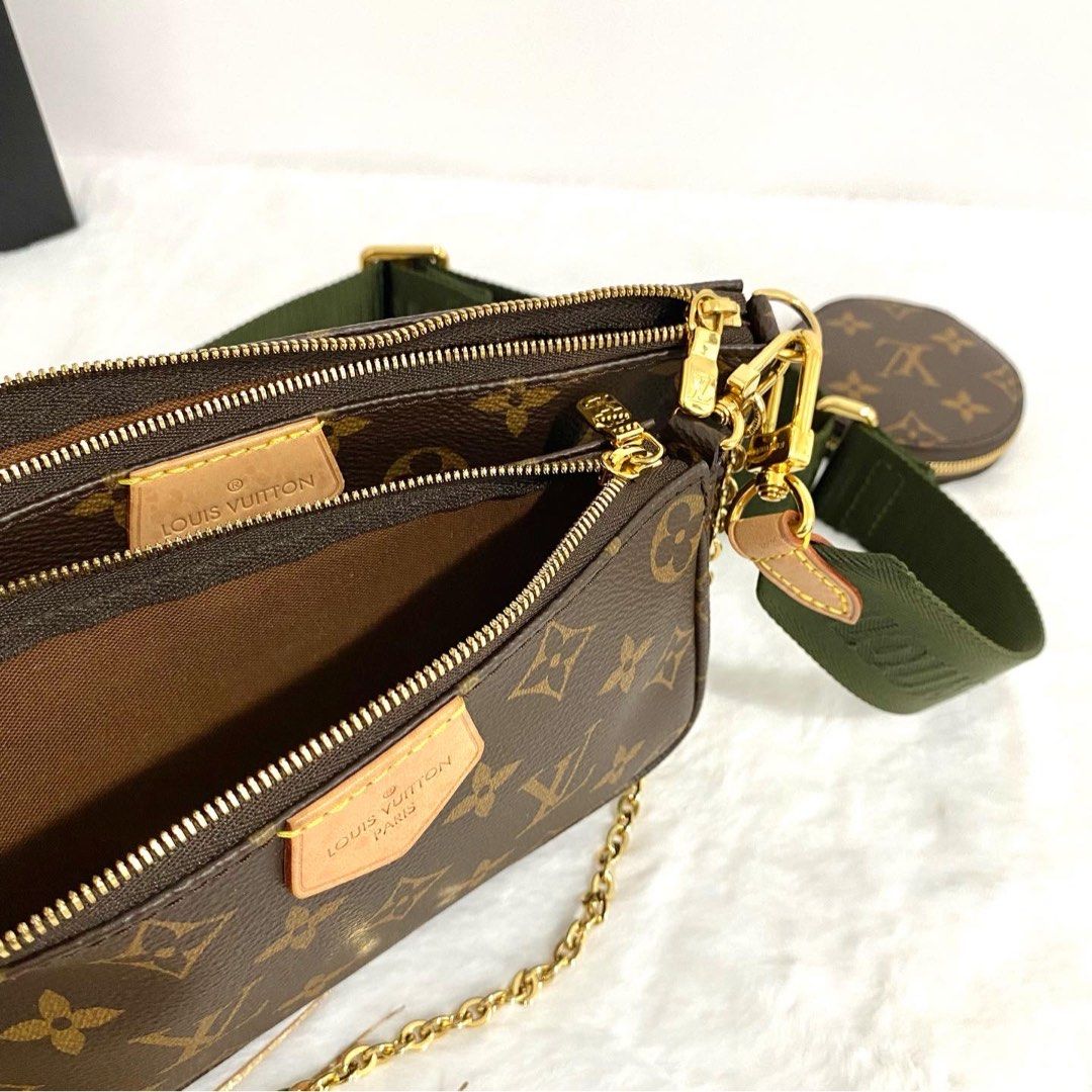 Louis Vuitton Taupe Glace Monogram Empreinte Leather Melie Bag