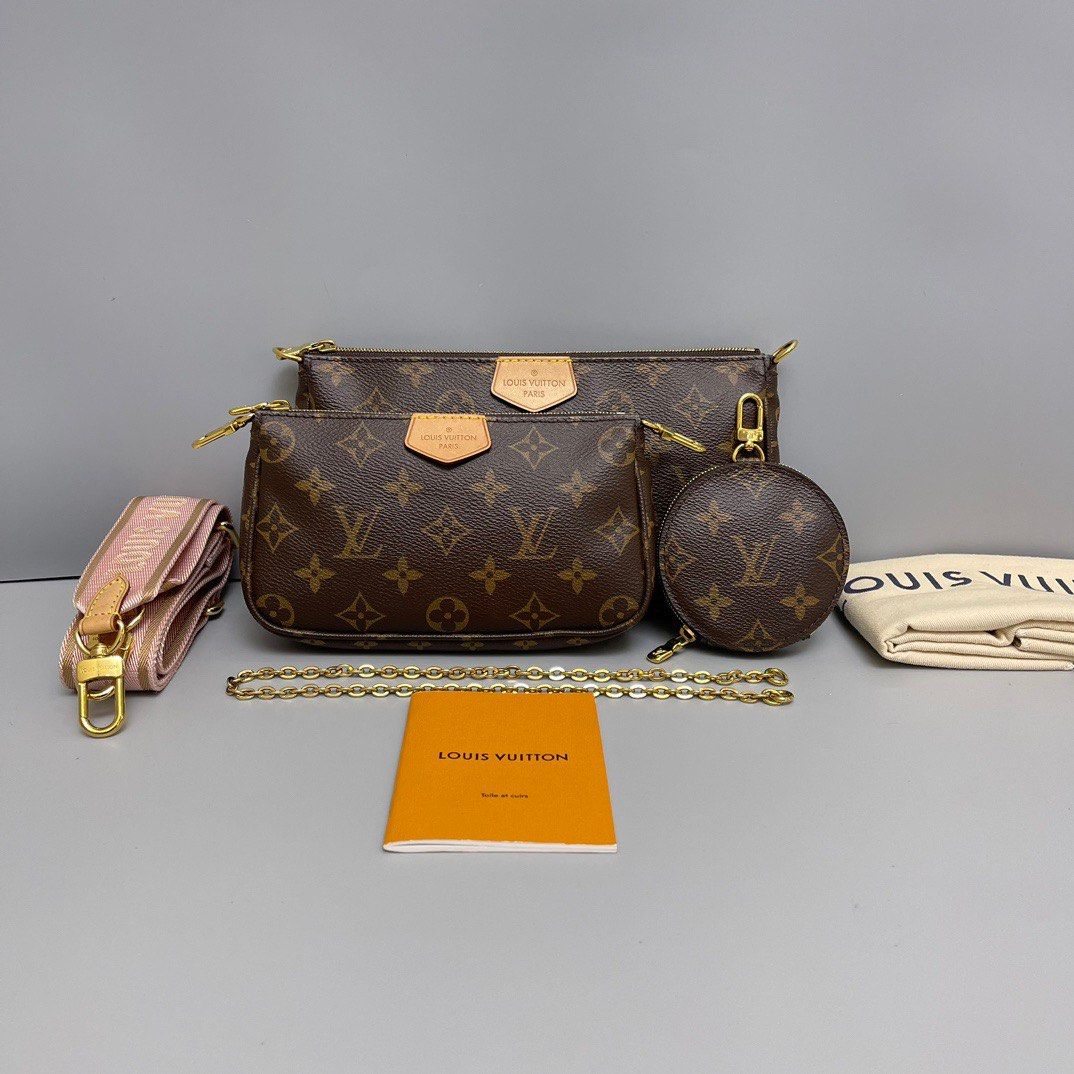 LV Mini Pochette Cluth brand new, Luxury, Bags & Wallets on Carousell