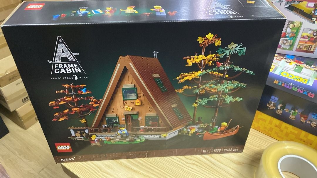 全新Lego 21338 Ideas A-Frame Cabin 三角小木屋, 興趣及遊戲, 玩具