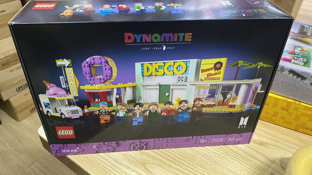 SOLD 全新Lego 21339 BTS Dynamite 防彈少年團, 興趣及遊戲, 玩具