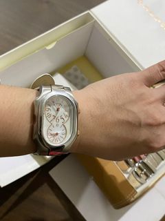 💯 Philip Stein Large size watch ❗️with brandnew watch strap POUCH❗️