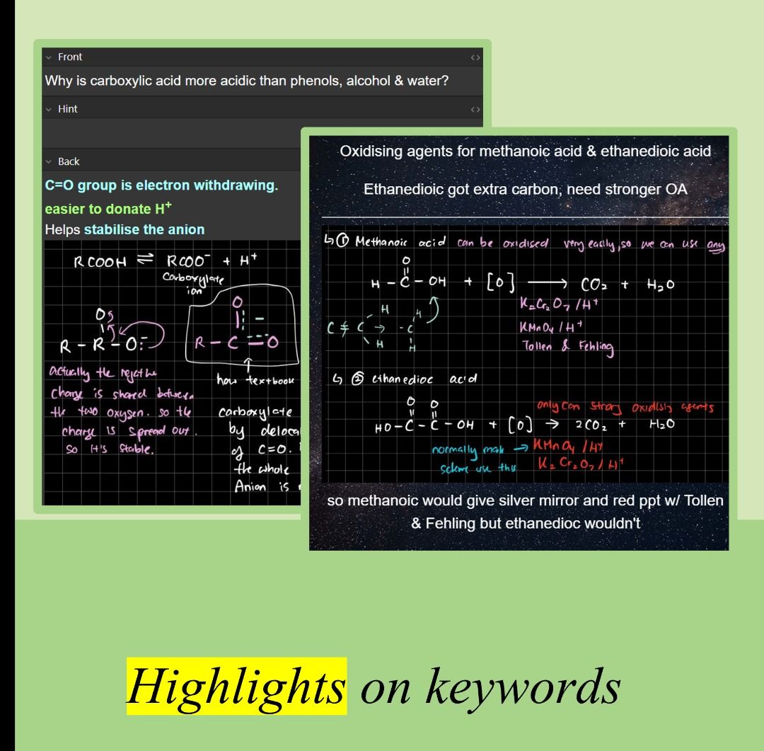 A Level Chemistry Flashcards Anki, Hobbies & Toys, Books & Magazines