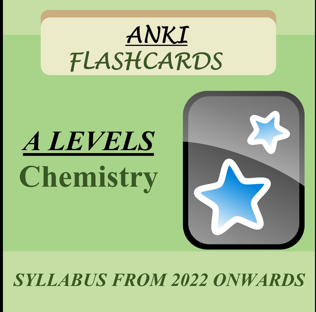 A Level Chemistry Flashcards Anki, Hobbies & Toys, Books & Magazines