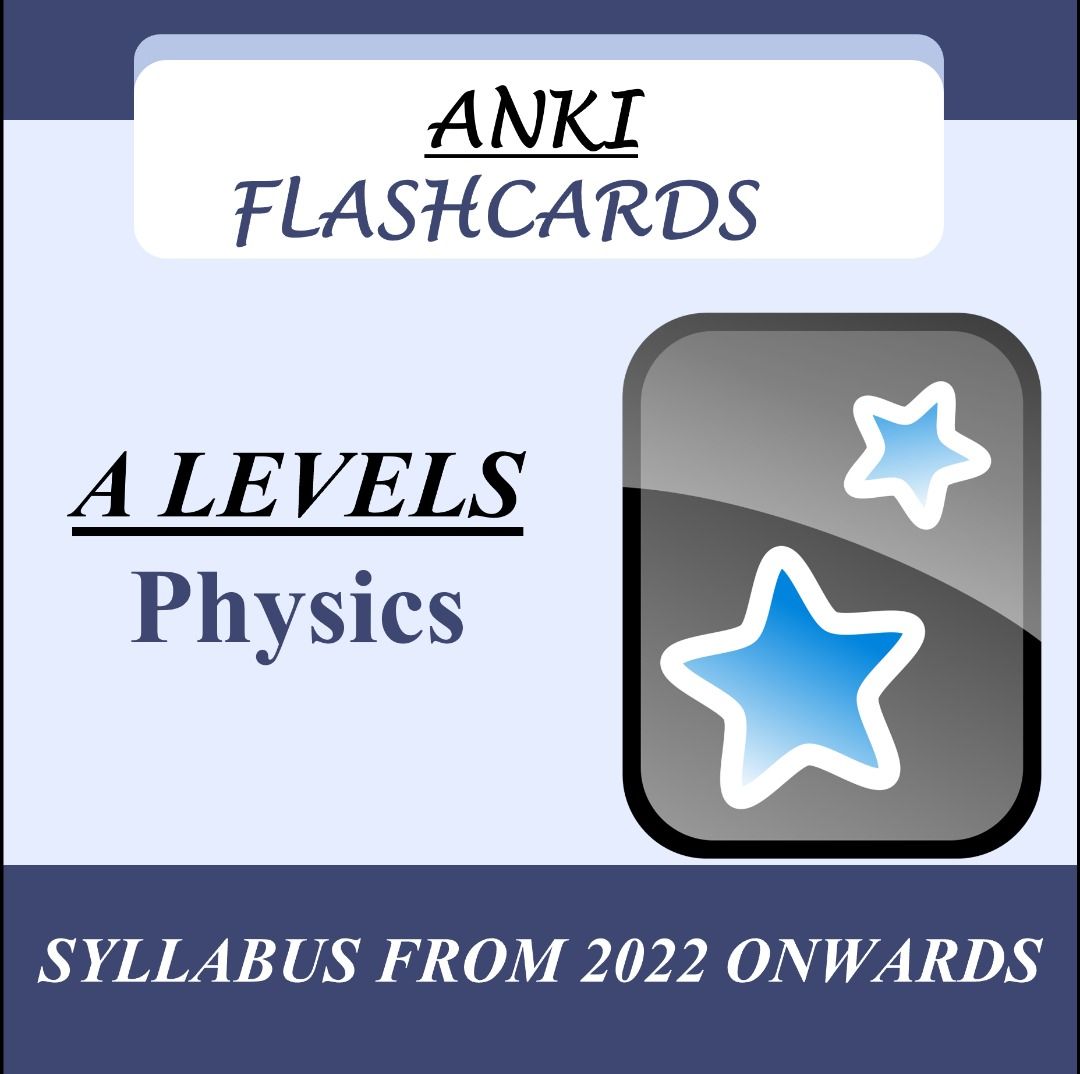 A Level Physics Flashcards Anki Hobbies And Toys Books And Magazines Assessment Books On Carousell 7556