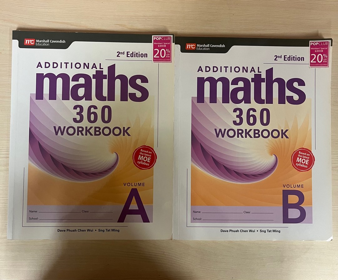 Additional Maths 360 Workbook A & B, Hobbies & Toys, Books & Magazines ...