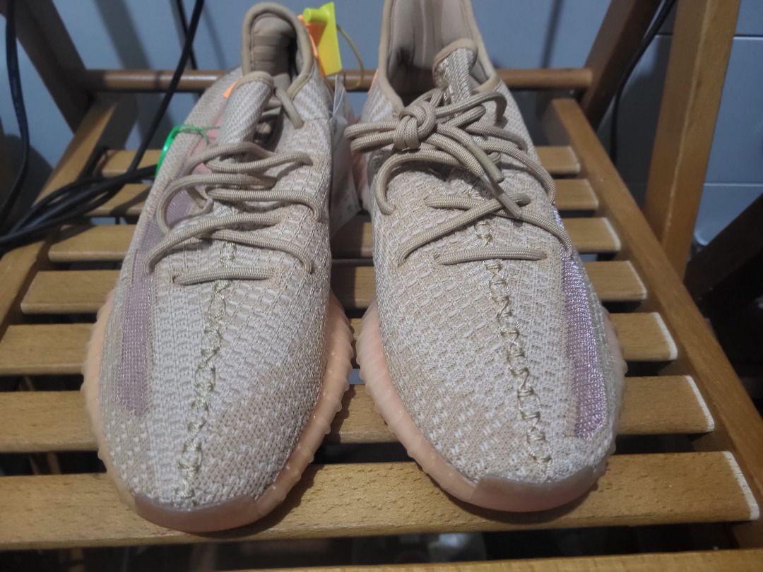 Adidas originals Yeezy Boost 350 V2 紅-Clay”低幫運動休閒鞋男女同款