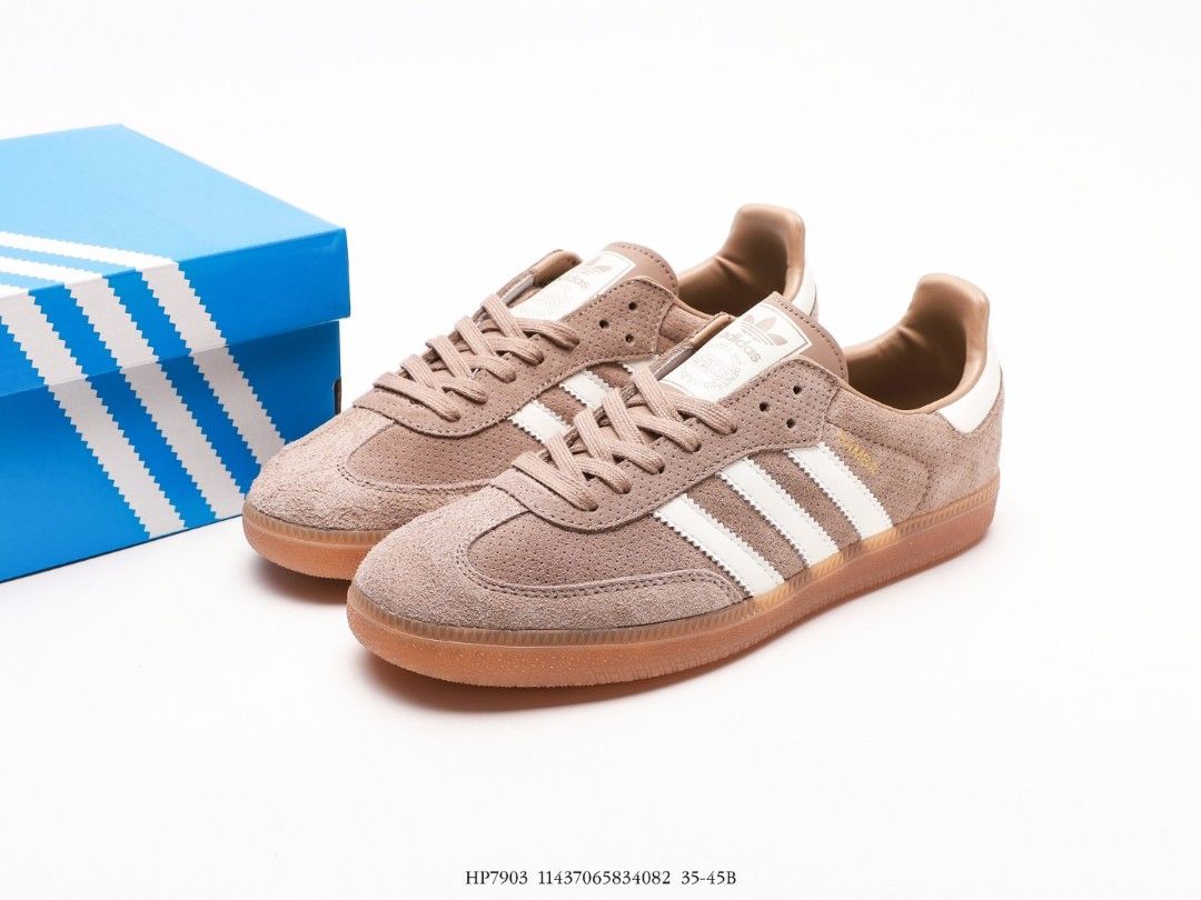 Adidas Samba OG Chalky Brown Shoes US 5 US 11 Women s Fashion