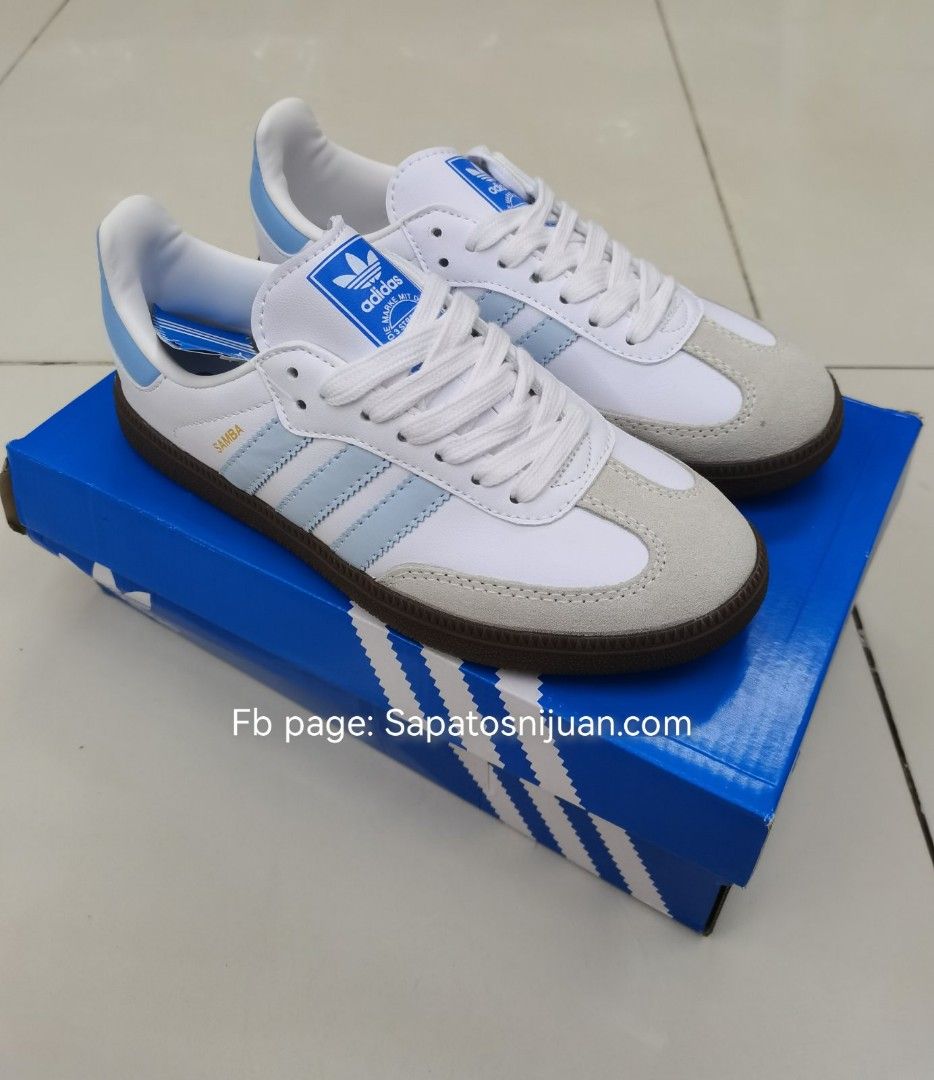 Adidas samba og sky hot sale blue