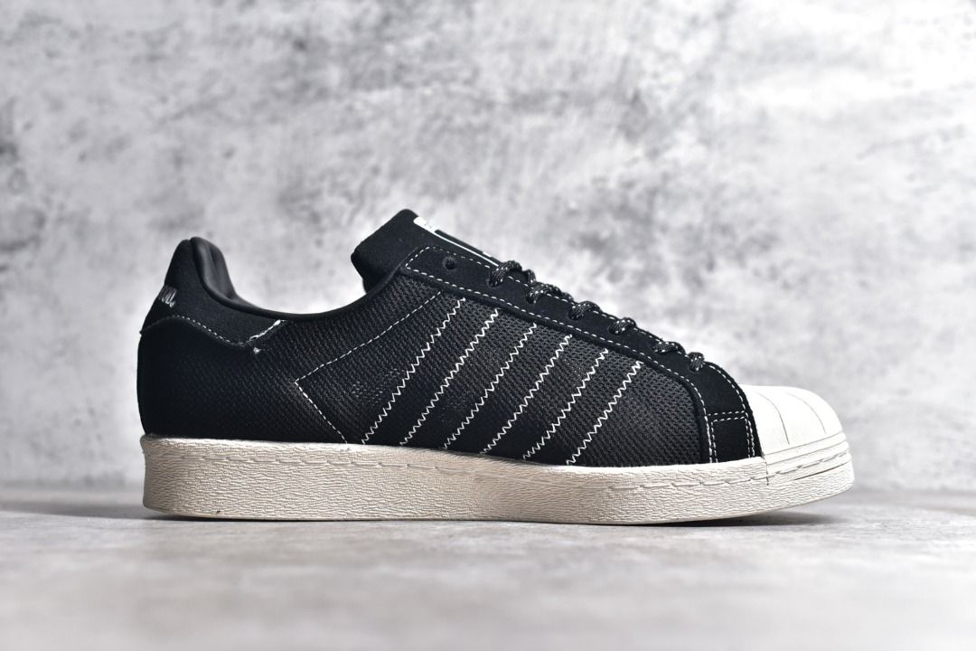 Adidas Superstar CLOT x Neighborhood Black shoes